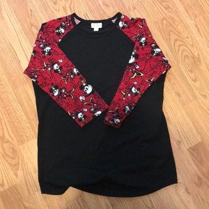 Lularoe Old School Minnie Mouse Randy Tee Medium